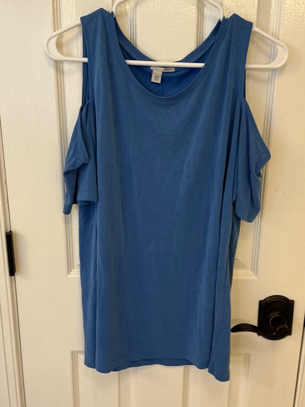 Halogen Blue Crew Neck Top